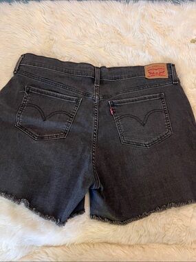 Levi's Black Denim Cutoff Shorts size 33
